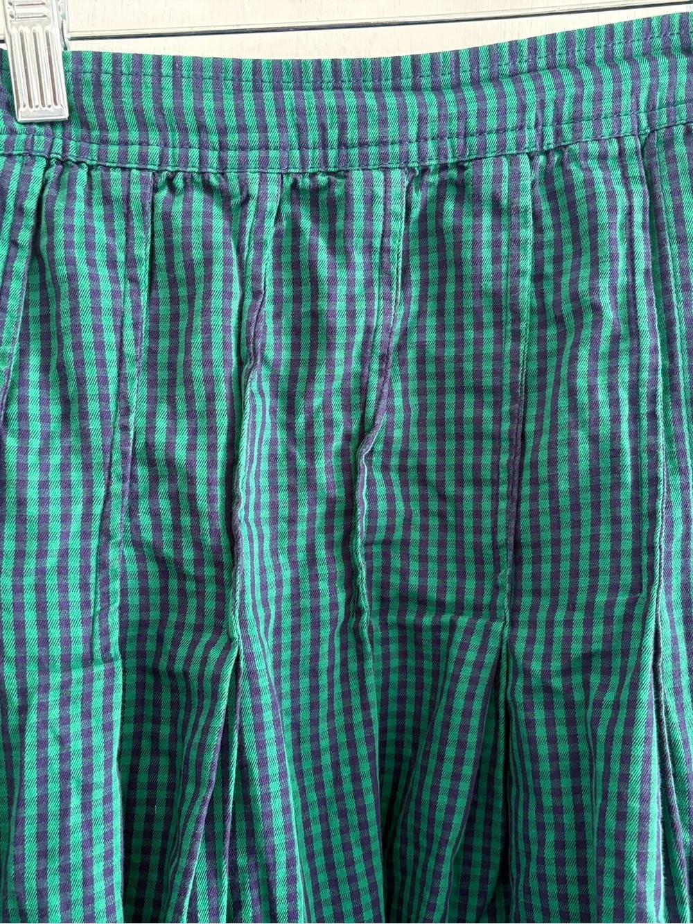 Free Assembly Plaid Pleated Skirt